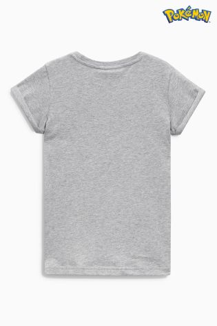 Grey Pikachu T-Shirt (3-14yrs)